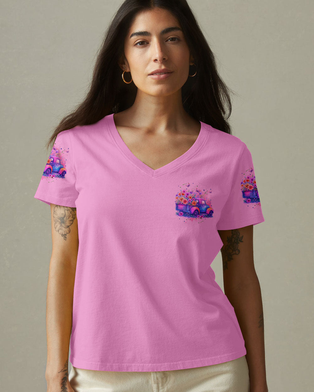 Jesus Take The Wheel Women's All Over Print Shirt - Tyqy2306251