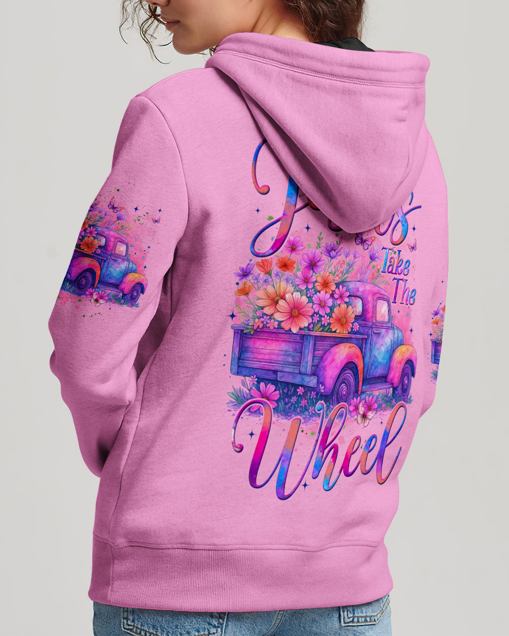 Jesus Take The Wheel Women's All Over Print Shirt - Tyqy2306251