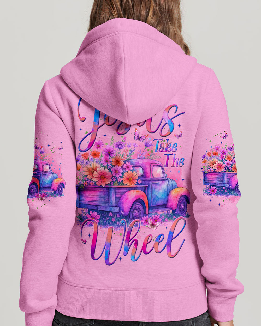 Jesus Take The Wheel Women's All Over Print Shirt - Tyqy2306251