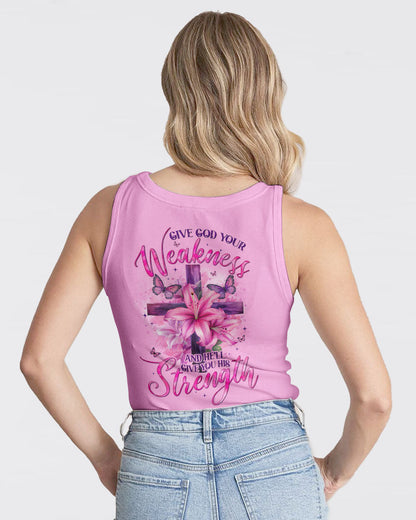 Give God Your Weakness Women's All Over Print Shirt - Tyqy2404252