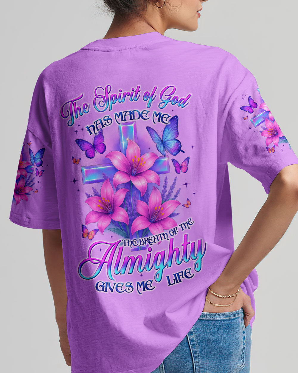 The Spirit Of God Has Made Me Women's All Over Print Shirt - Tyqy2604251
