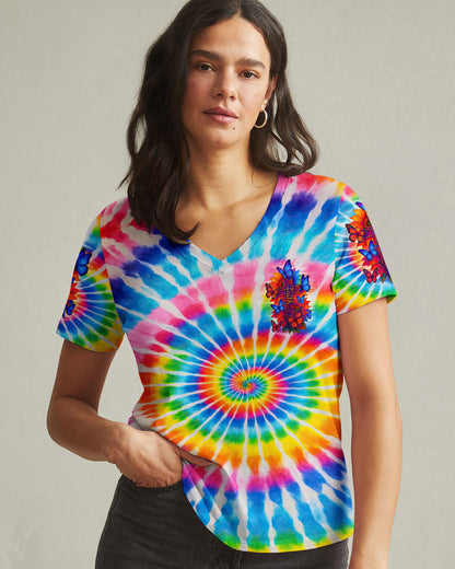 In God We Trust Tie Dye Women's All Over Print Shirt - Tyqy2605252