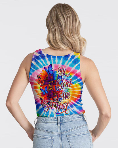 In God We Trust Tie Dye Women's All Over Print Shirt - Tyqy2605252
