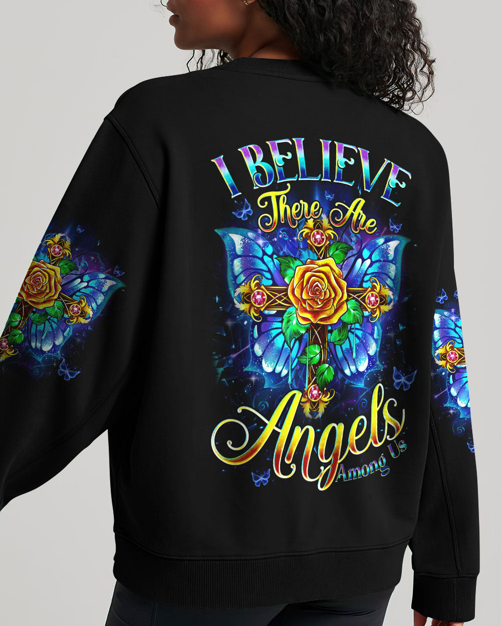 I Believe There Are Angels Among Us Women's All Over Print Shirt - Tyqy2705251