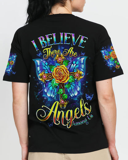 I Believe There Are Angels Among Us Women's All Over Print Shirt - Tyqy2705251