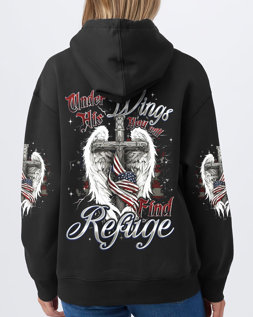 Under His Wings You Will Find Refuge Women's All Over Print Shirt - Tyqy2805253