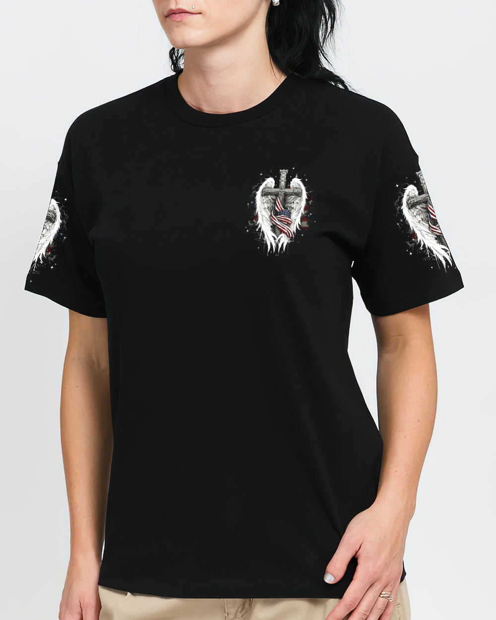 Under His Wings You Will Find Refuge Women's All Over Print Shirt - Tyqy2805253