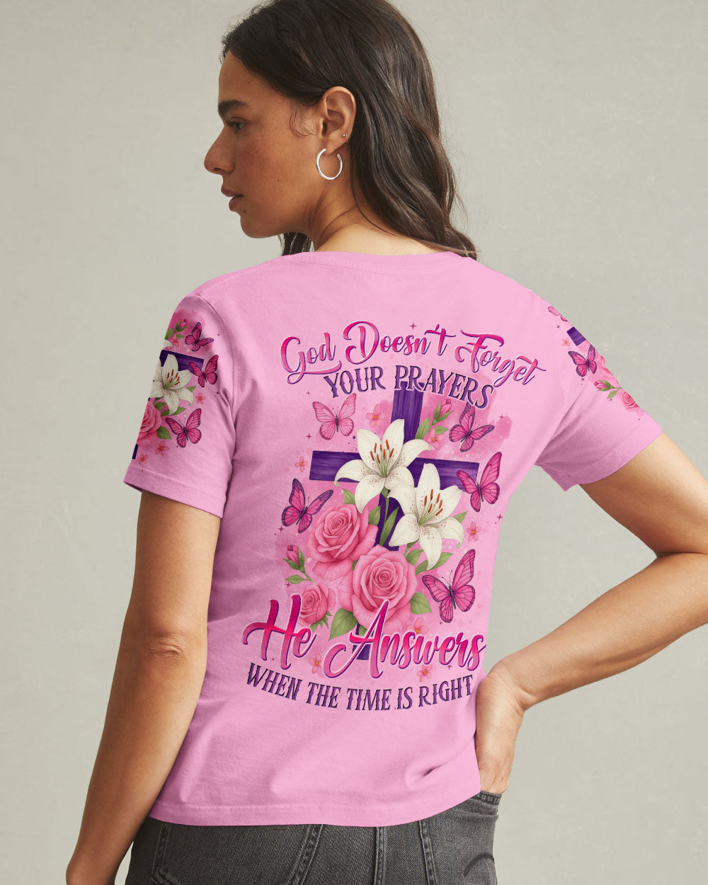 God Doesn't Forget Your Prayers Women's All Over Print Shirt - Tytd0306252