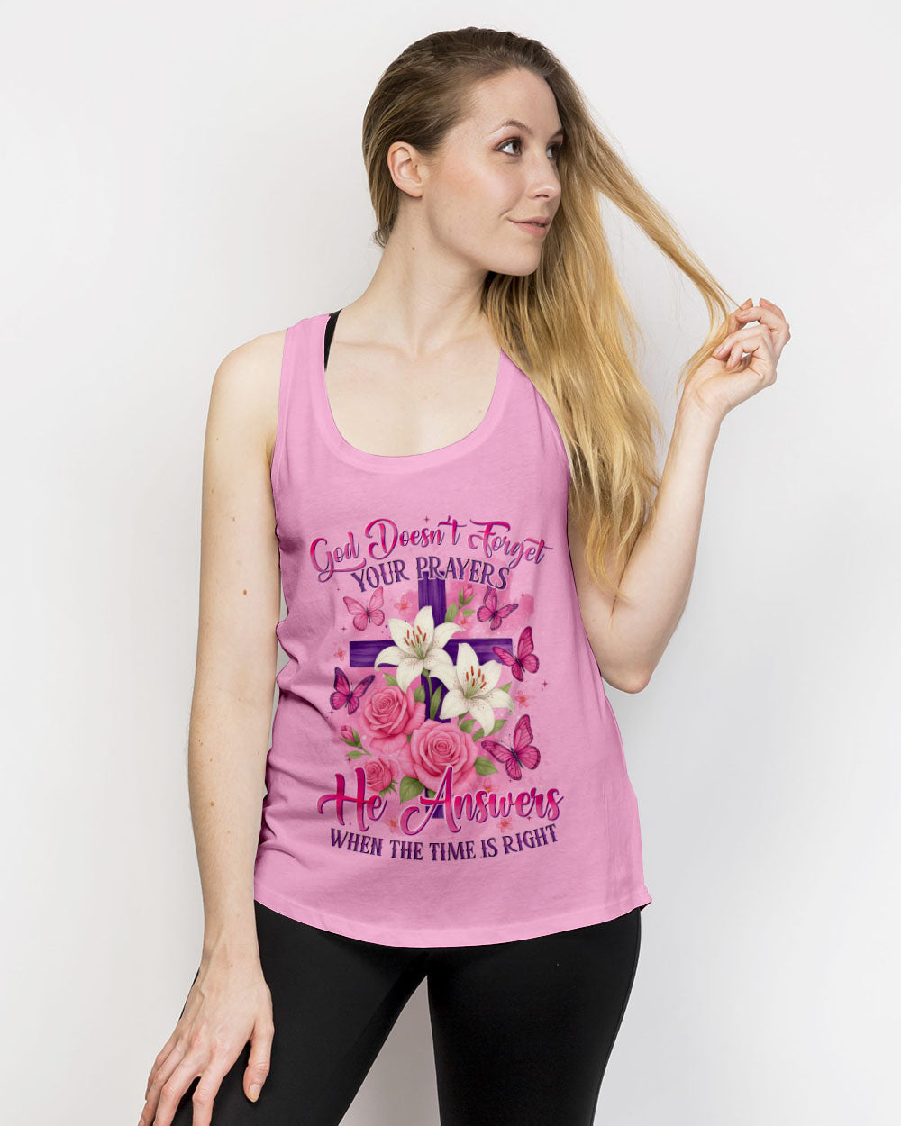 God Doesn't Forget Your Prayers Women's All Over Print Shirt - Tytd0306252