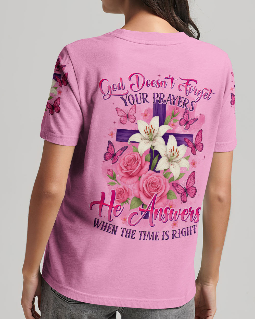 God Doesn't Forget Your Prayers Women's All Over Print Shirt - Tytd0306252