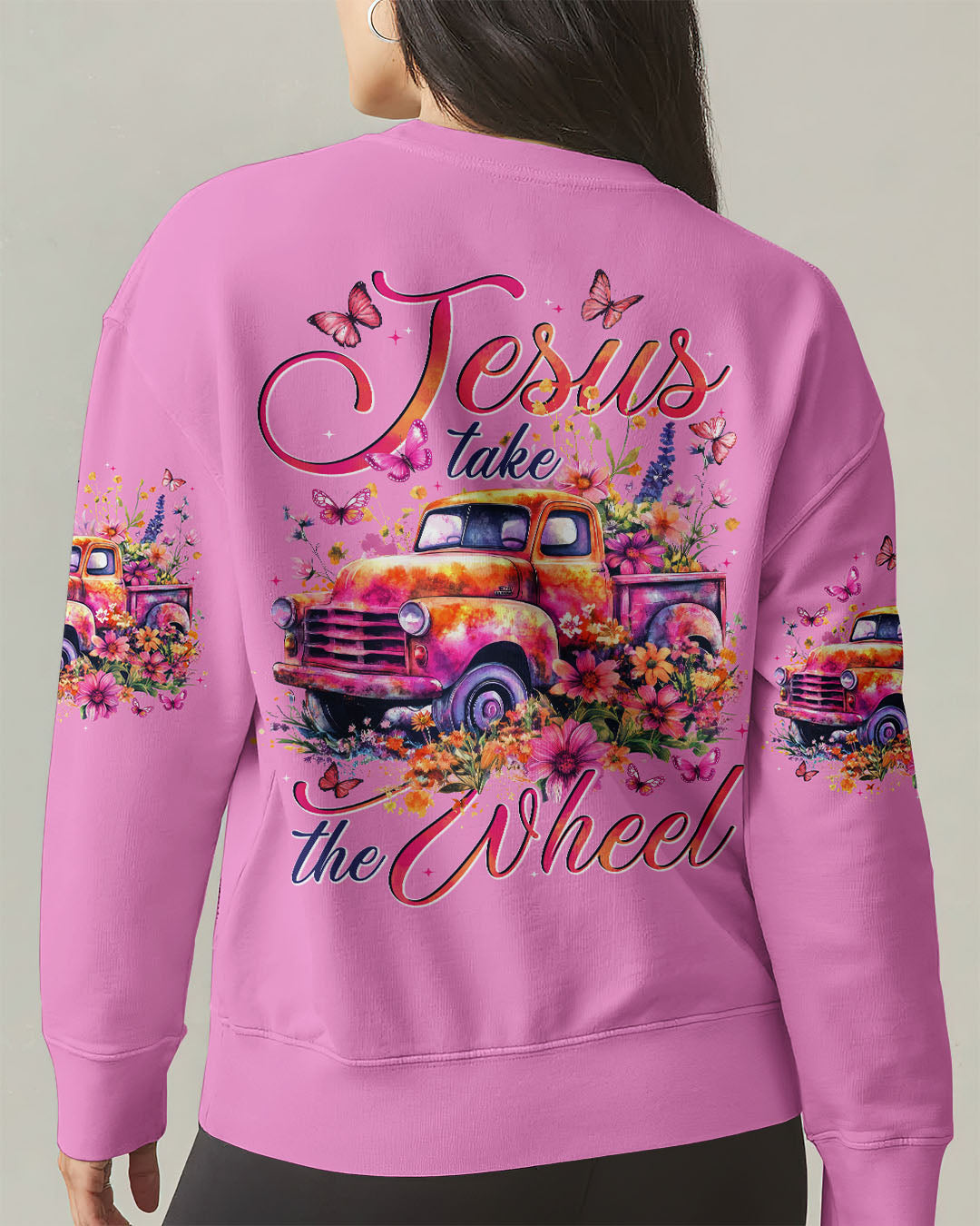 Jesus Take The Wheel Women's All Over Print Shirt - Tytd0905251