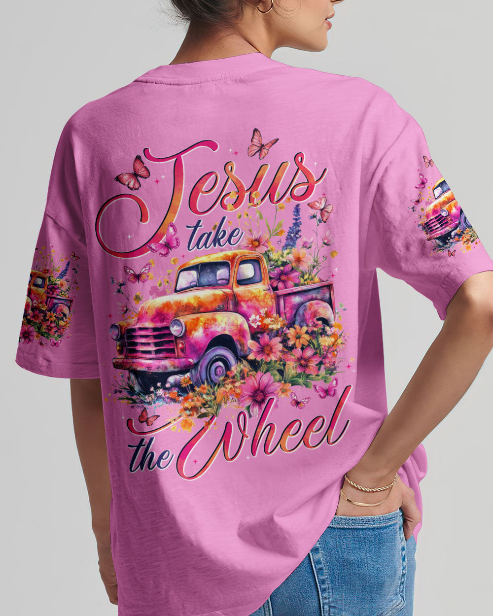 Jesus Take The Wheel Women's All Over Print Shirt - Tytd0905251