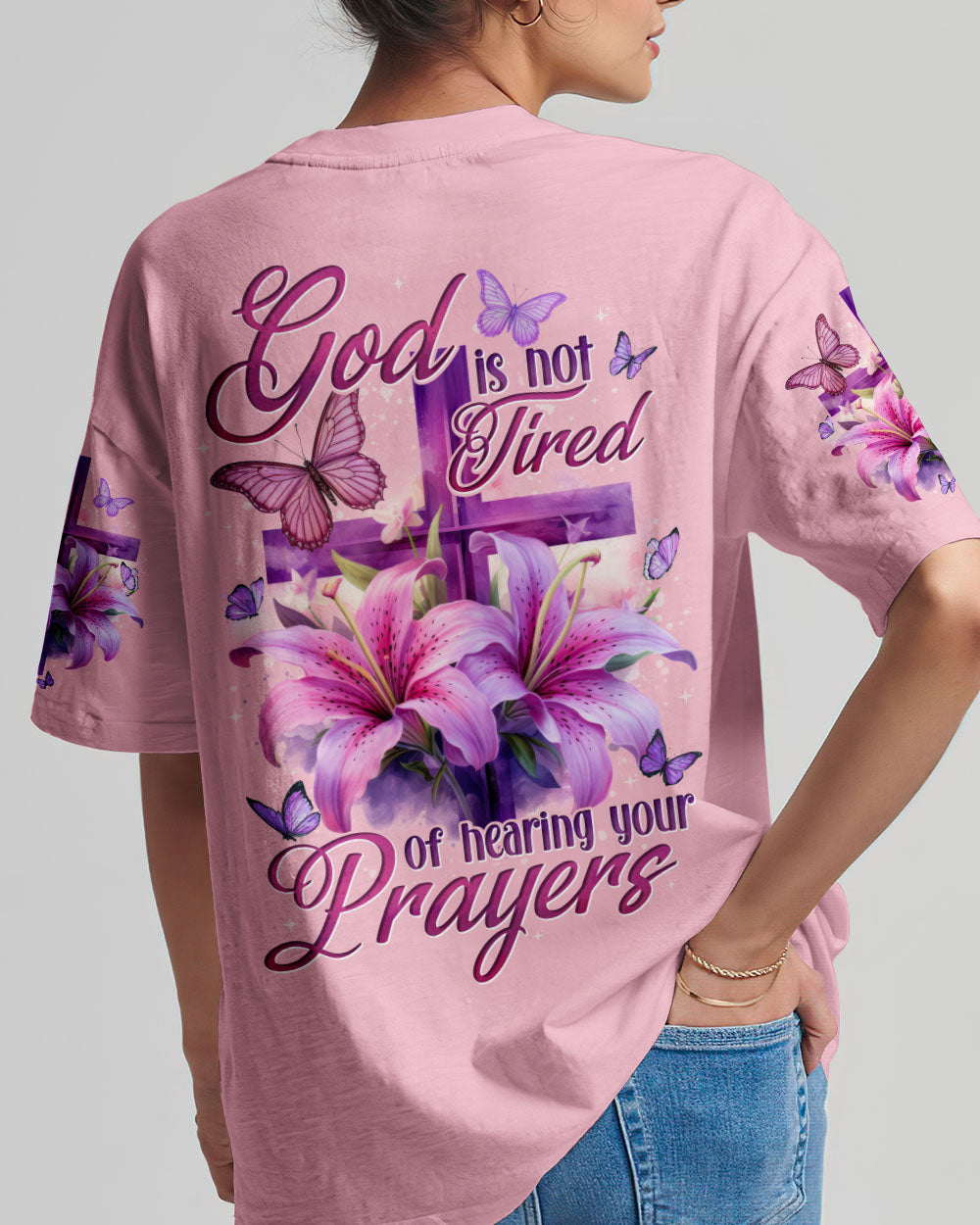 God Is Not Tired Of Hearing Your Prayers Women's All Over Print Shirt - Tytd0906251