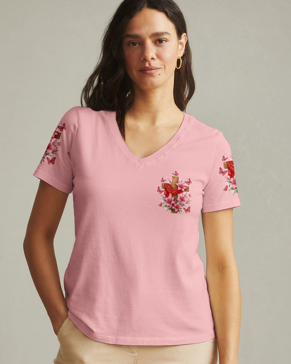 Lord Stood With Me Women's All Over Print Shirt - Tytd1306251
