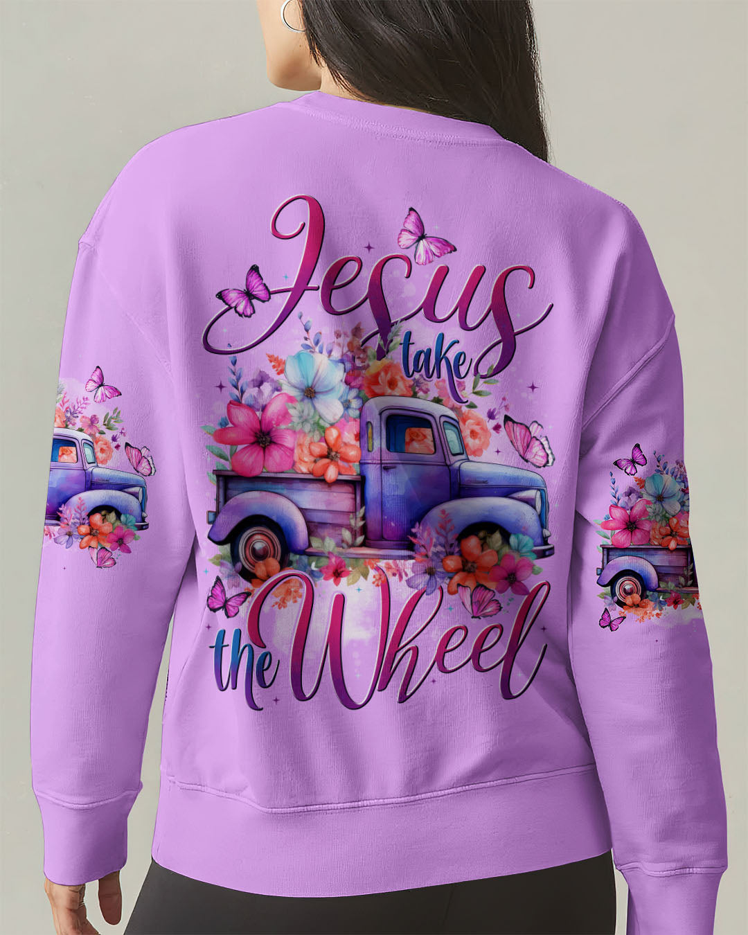 Jesus Take The Wheel Women's All Over Print Shirt - Tytd1706251