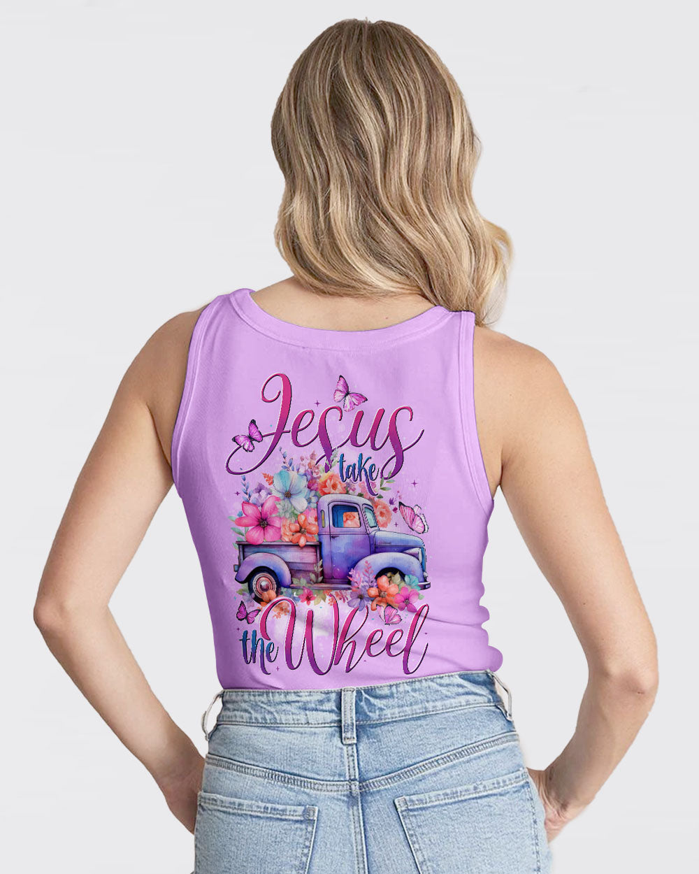 Jesus Take The Wheel Women's All Over Print Shirt - Tytd1706251