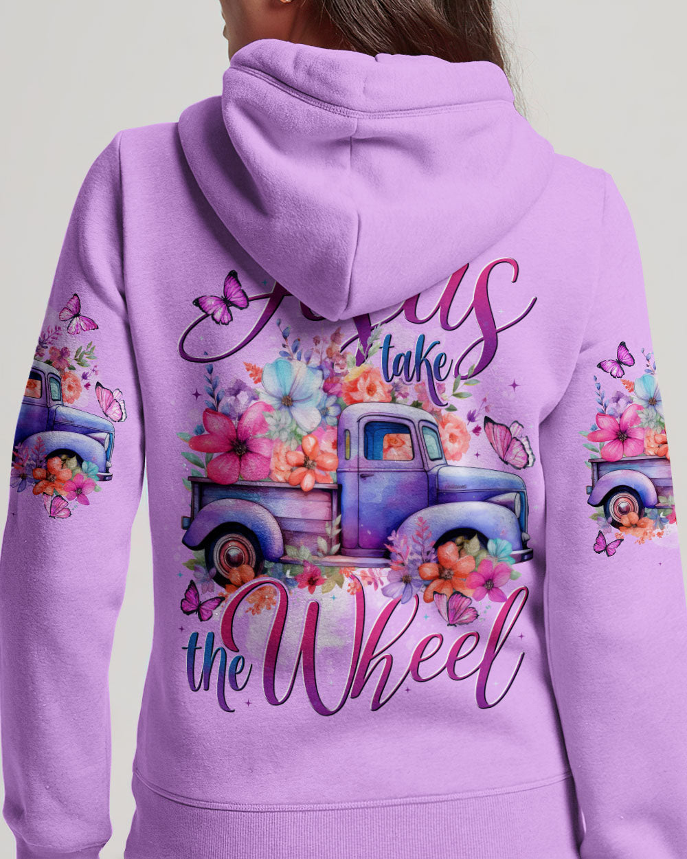 Jesus Take The Wheel Women's All Over Print Shirt - Tytd1706251