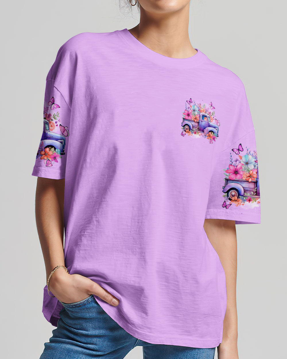 Jesus Take The Wheel Women's All Over Print Shirt - Tytd1706251