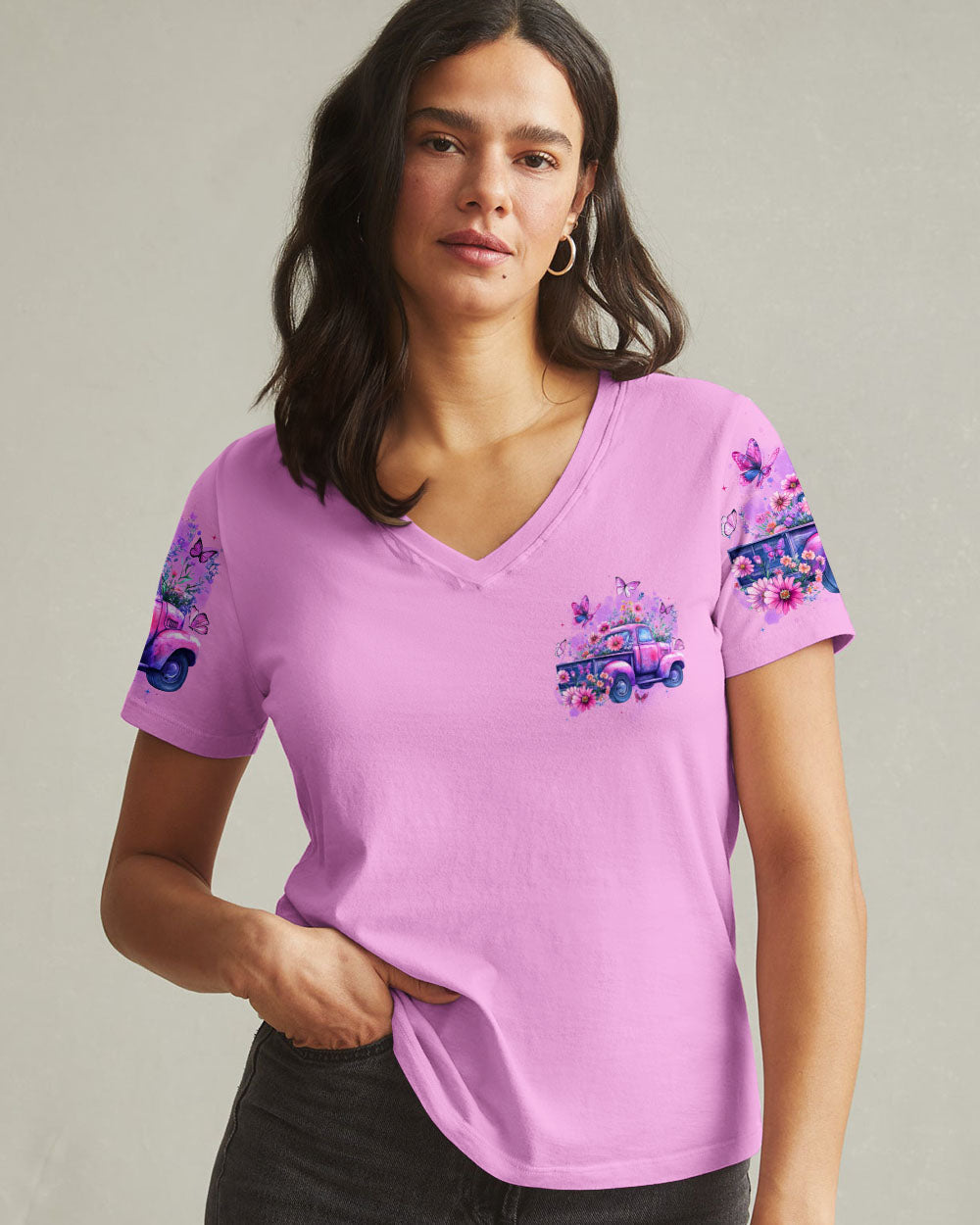 Jesus Take The Wheel Women's All Over Print Shirt - Tytd1806252