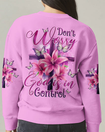 Don't Worry God Is In Control Women's All Over Print Shirt - Tytd1905251