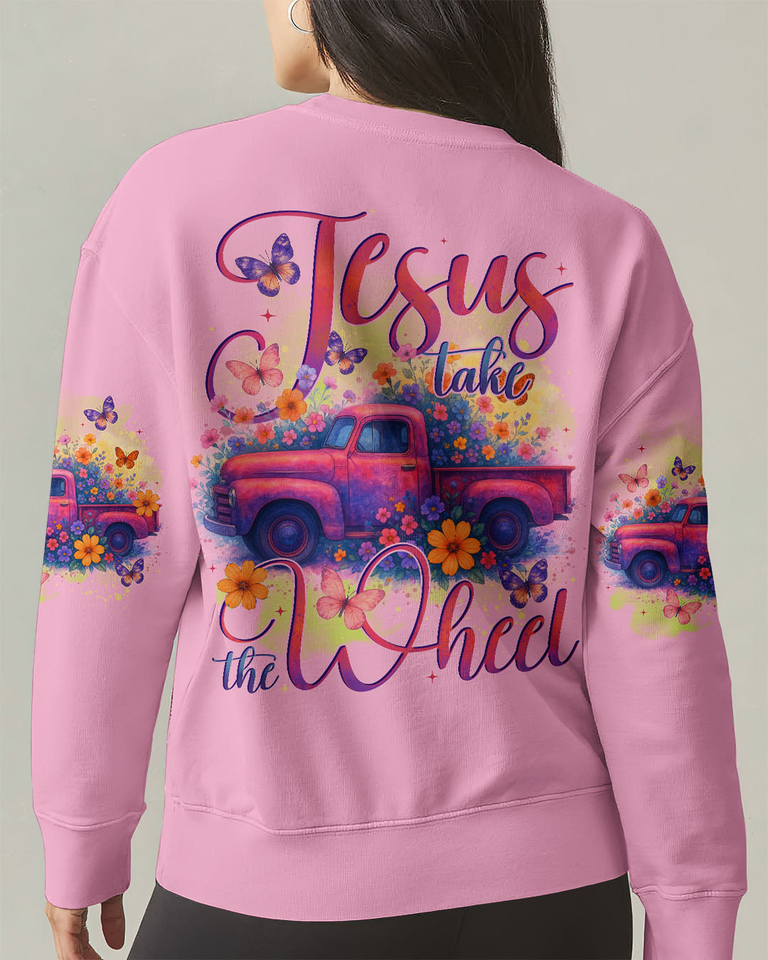 Jesus Take The Wheel Women's All Over Print Shirt - Tytd2005252