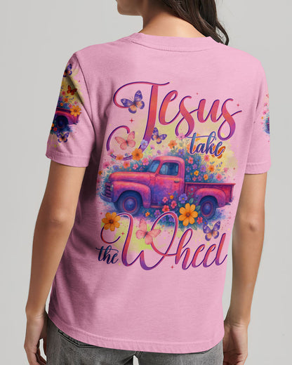 Jesus Take The Wheel Women's All Over Print Shirt - Tytd2005252
