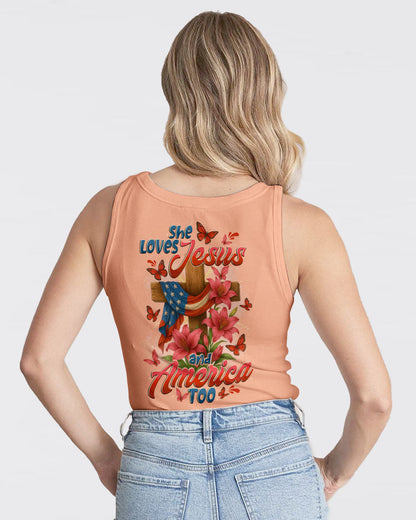 She Loves Jesus Women's All Over Print Shirt - Tytd2205252