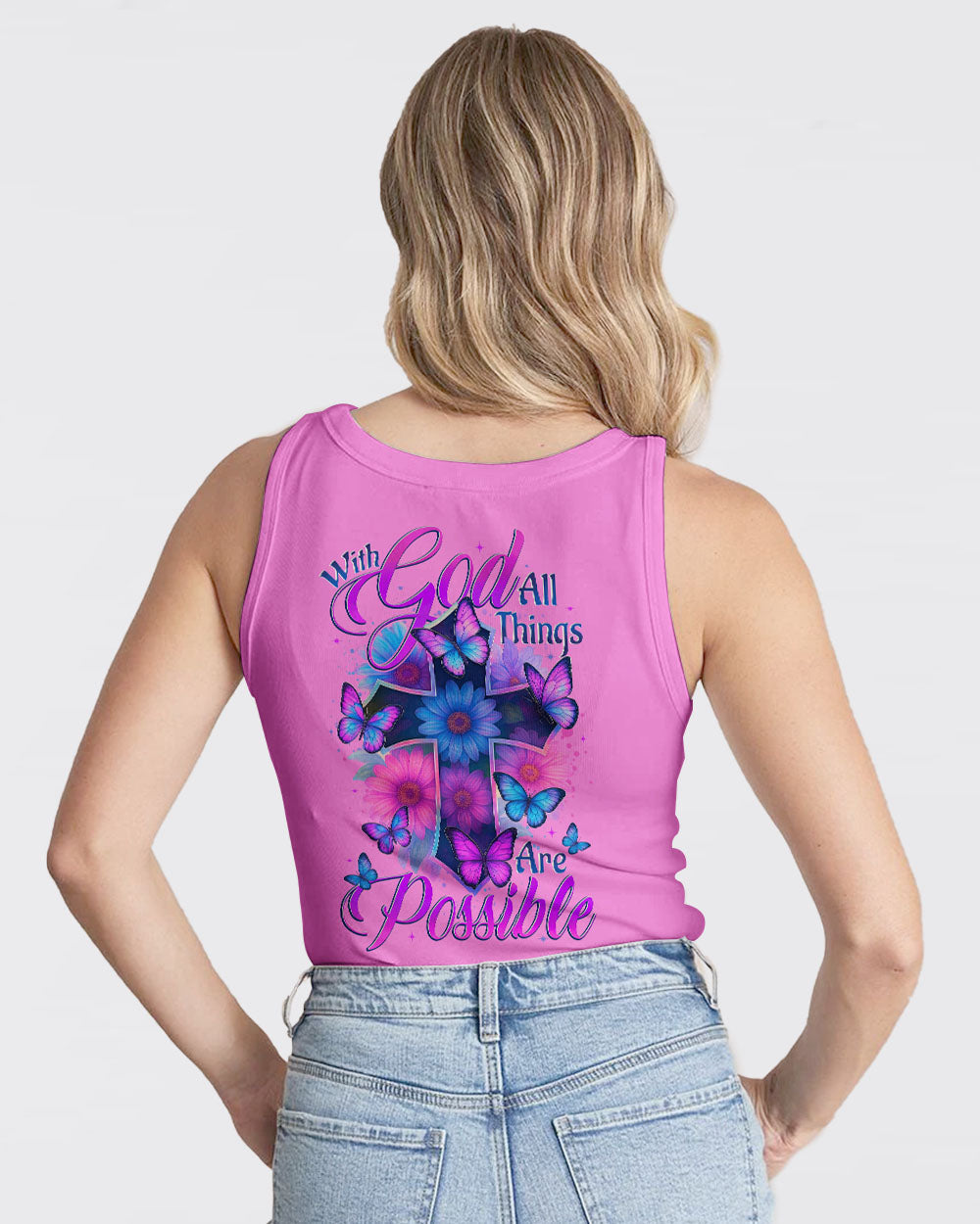 With God All Things Are Possible Women's All Over Print Shirt - Tytd2705251