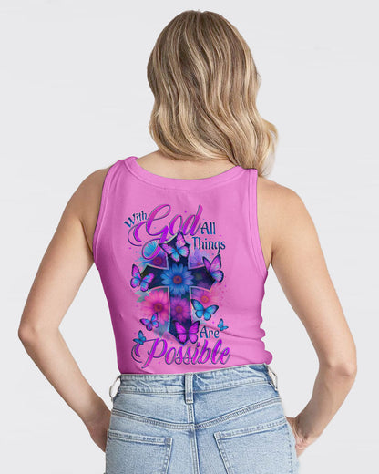 With God All Things Are Possible Women's All Over Print Shirt - Tytd2705251