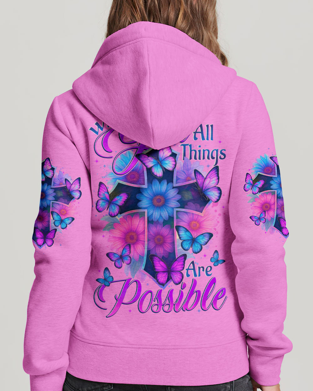With God All Things Are Possible Women's All Over Print Shirt - Tytd2705251