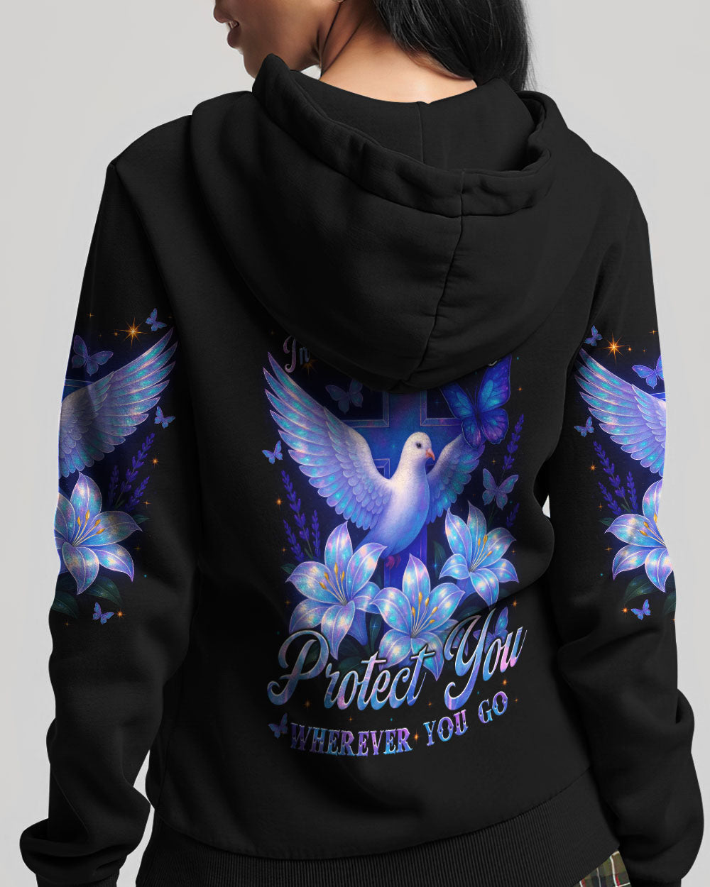 God Will Put His Angels In Charge Of You Women's All Over Print Shirt - Tytm0206253