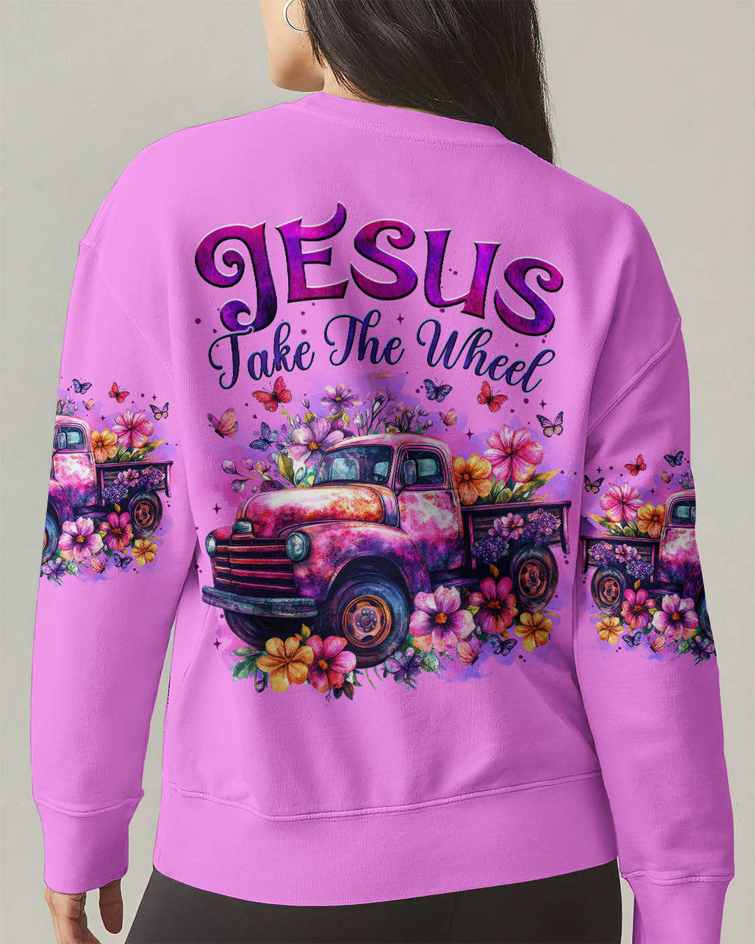 Jesus Take The Wheel Women's All Over Print Shirt - Tytm0905252
