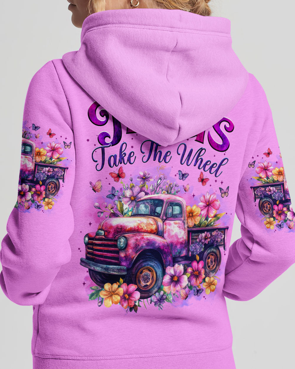 Jesus Take The Wheel Women's All Over Print Shirt - Tytm0905252