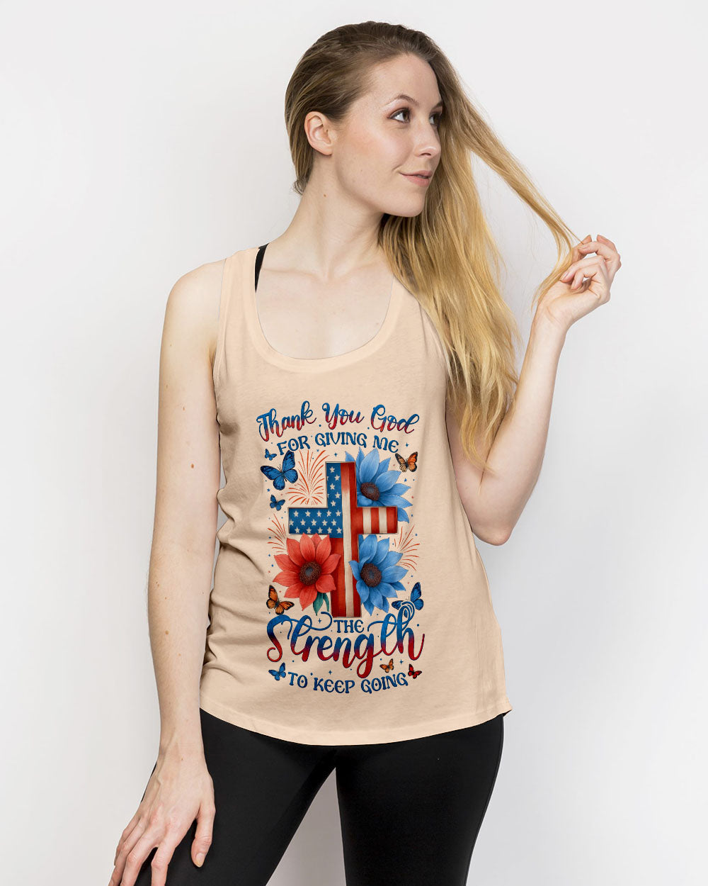 Thank You God Women's All Over Print Shirt - Tytm1705253