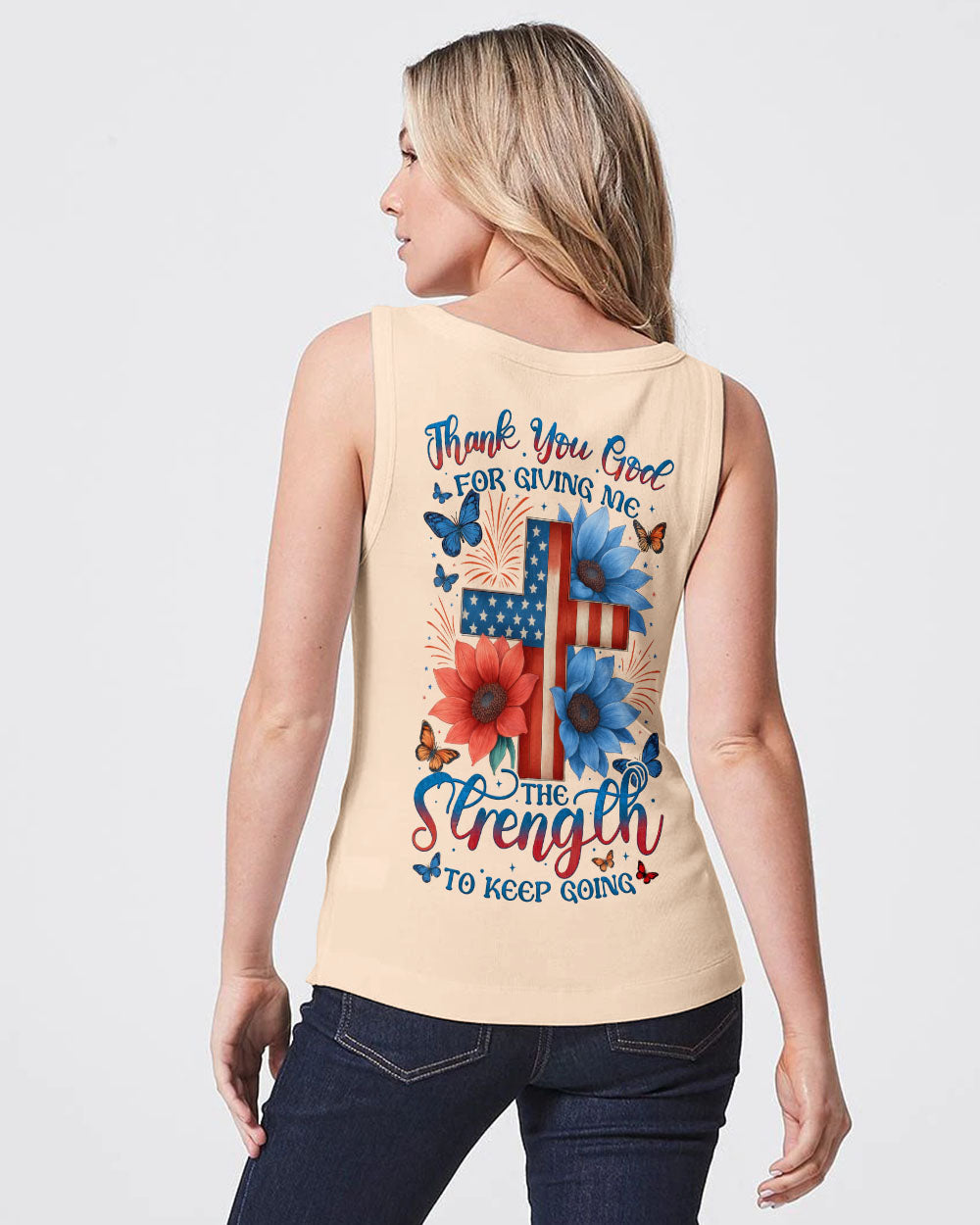 Thank You God Women's All Over Print Shirt - Tytm1705253