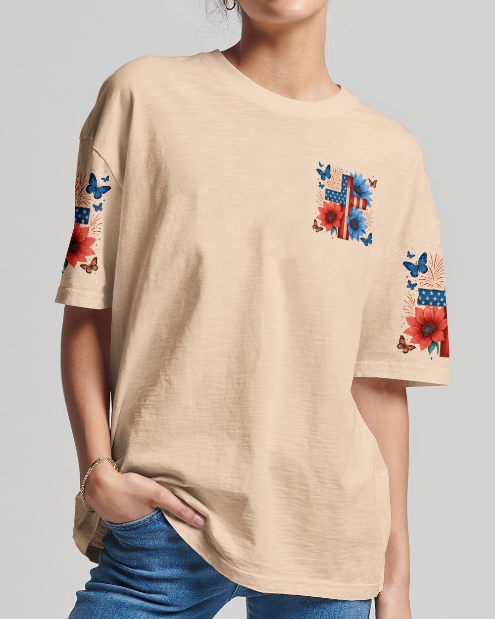 Thank You God Women's All Over Print Shirt - Tytm1705253