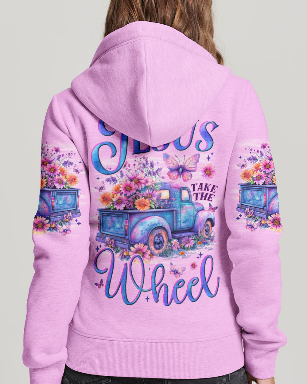 Jesus Take The Wheel Women's All Over Print Shirt - Tytm1706252