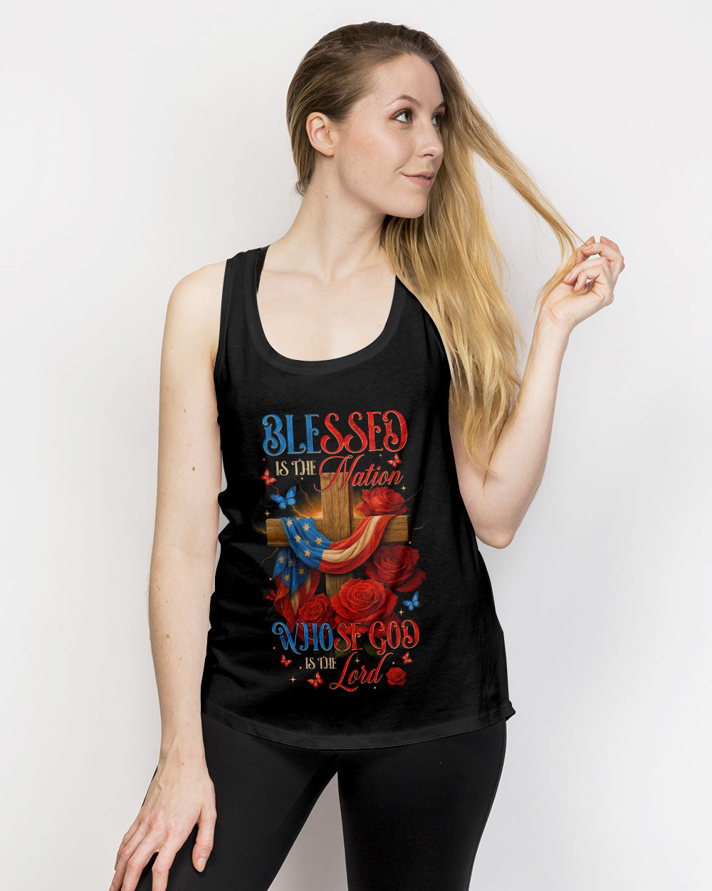 Blessed Is The Nation Whose God Is The Lord Women's All Over Print Shirt - Tytm1905253