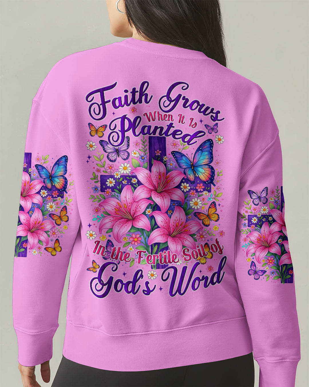 Faith Grows Women's All Over Print Shirt - Tytm2304253