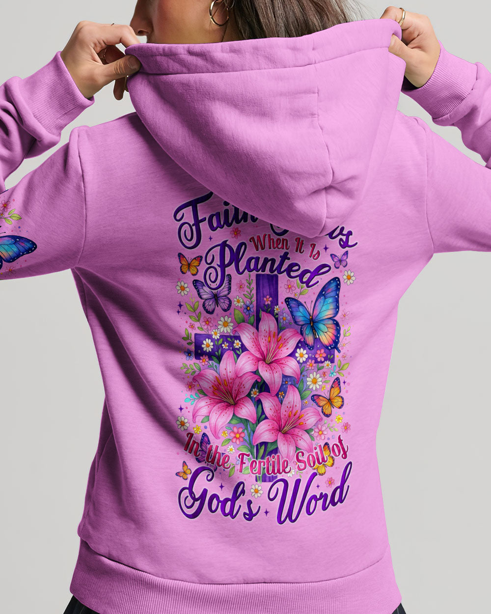 Faith Grows Women's All Over Print Shirt - Tytm2304253