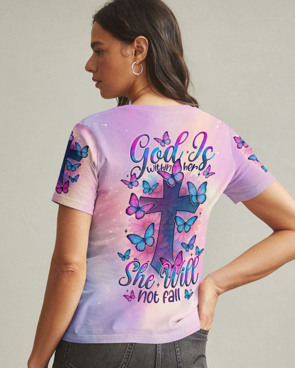 God Is Within Her Women's All Over Print Shirt - Tytm2305252