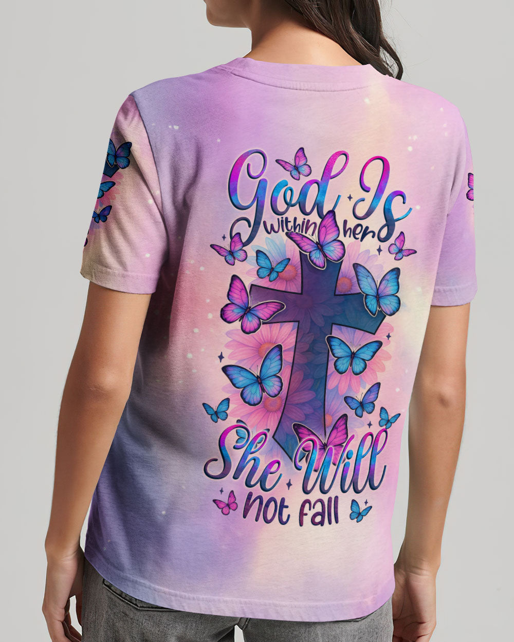 God Is Within Her Women's All Over Print Shirt - Tytm2305252