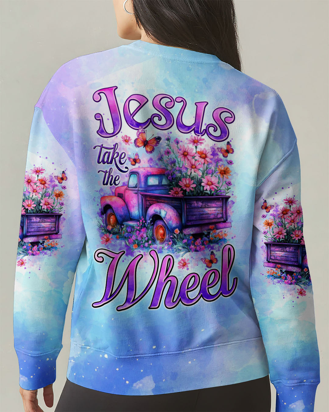 Jesus Take The Wheel Women's All Over Print Shirt - Tytm2306251