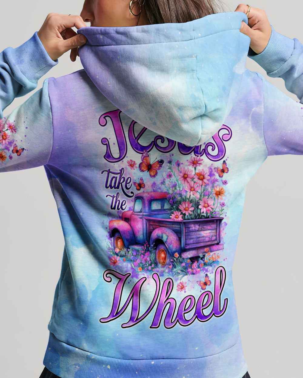 Jesus Take The Wheel Women's All Over Print Shirt - Tytm2306251