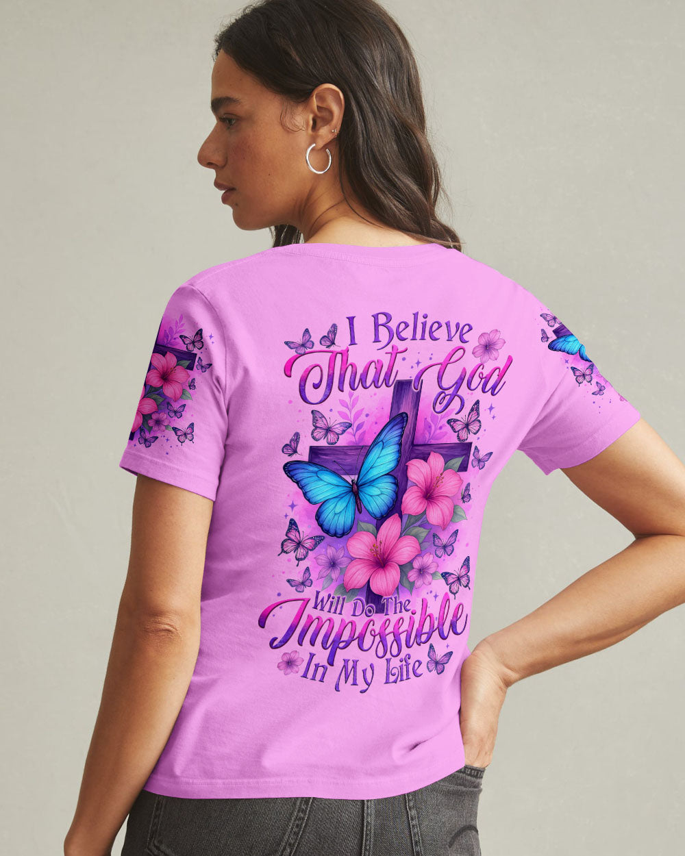 I Believe That God Women's All Over Print Shirt - Tytm2404252