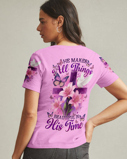 He Makes All Things Beautiful In His Time Women's All Over Print Shirt - Tytm2804254