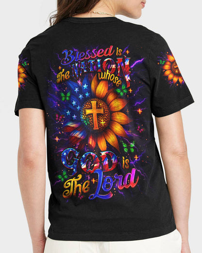 Blessed Is The Nation Whose God Is The Lord Women's All Over Print Shirt - Yhdu0906254