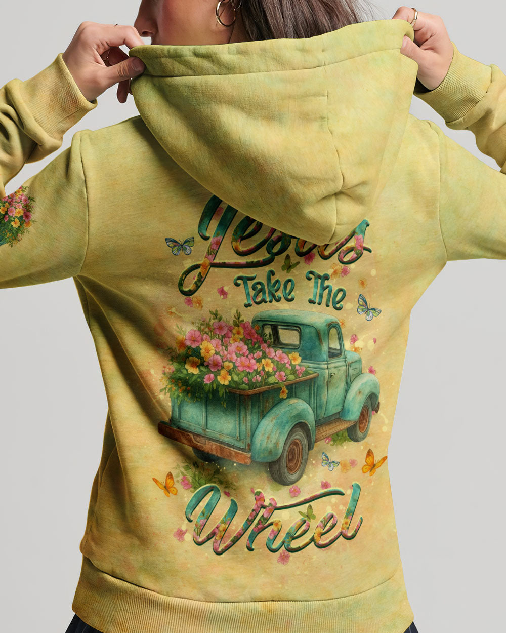Jesus Take The Wheel Women's All Over Print Shirt - Yhdu1806254