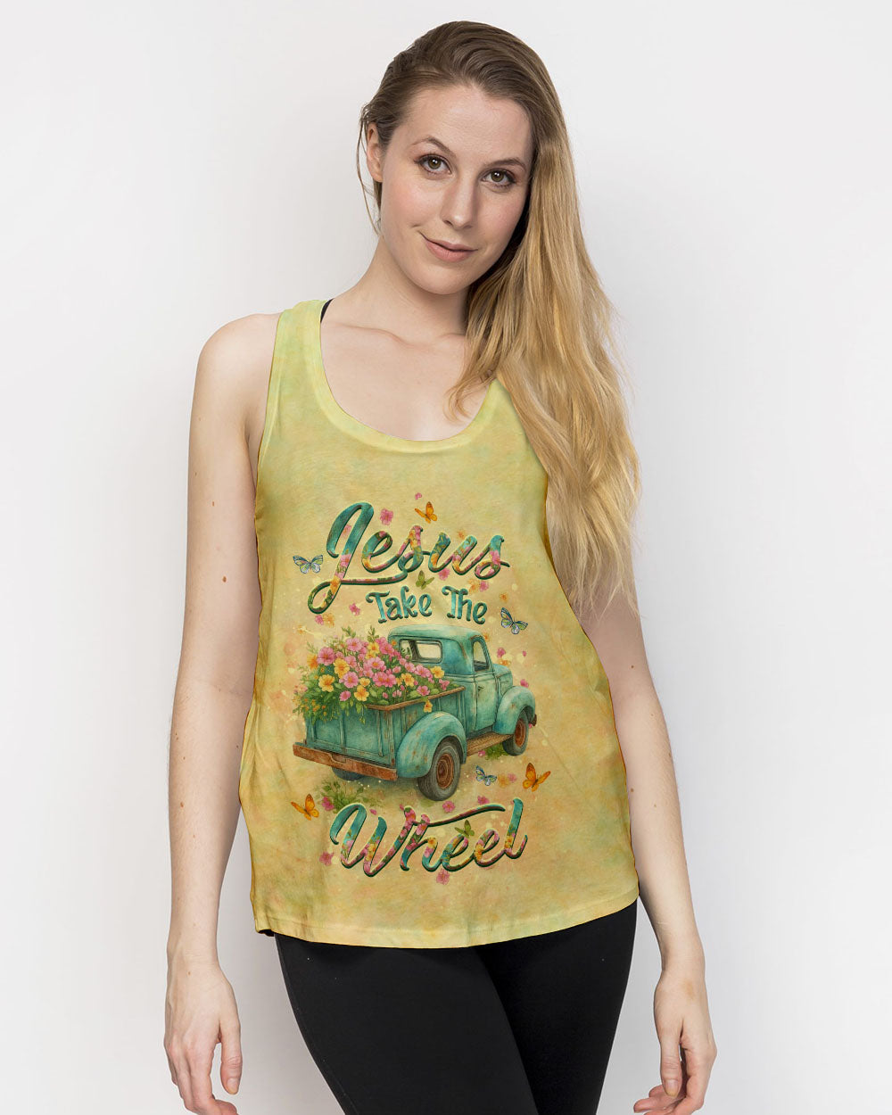 Jesus Take The Wheel Women's All Over Print Shirt - Yhdu1806254