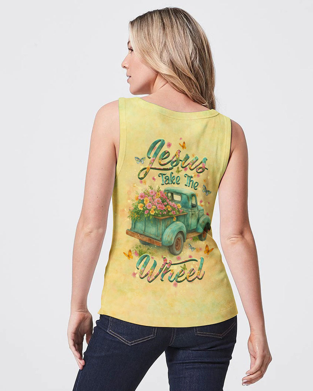 Jesus Take The Wheel Women's All Over Print Shirt - Yhdu1806254